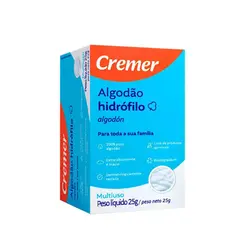 CAIXA ALGODAO HIDROFILO CREMER 25G