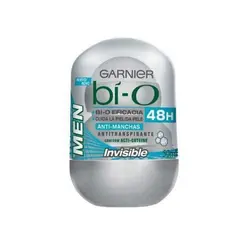 DESODORANTE ROLL-ON INVISIBLE ANTIMANCHAS BIO MEN GARNIER 50ML