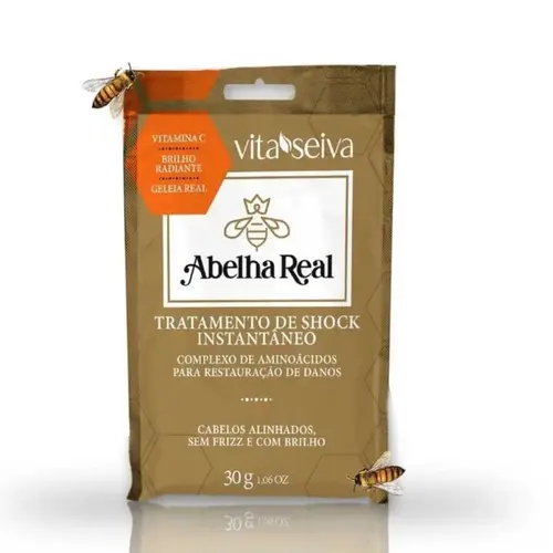 SACHE TRATATAMENTO DE SHOCK ABELHA REAL VITA SEIVA 30G