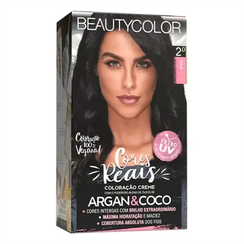 TINTA 2.0 PRETO ARGAN E COCO BEAUTY COLOR