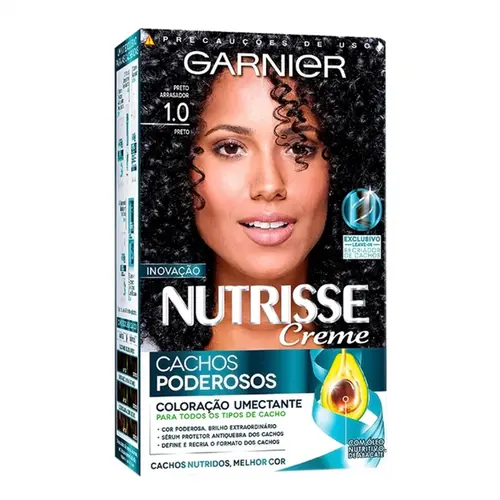 TINTA 1.0 PRETO CACHOS PODEROSOS GARNIER NUTRISSE