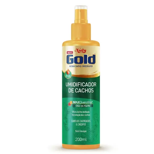 CREME UMIDIFICANTE CACHOS NIELY GOLD 200ML