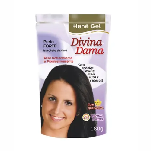 HENE GEL PRETO FORTE DIVINA DAMA 180G