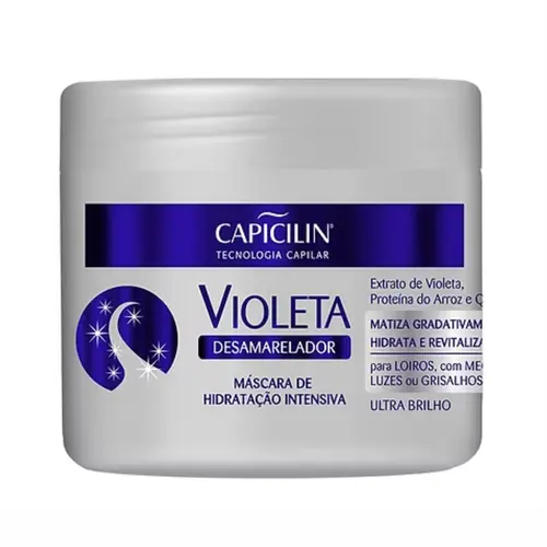 MASCARA HIDRATACAO VIOLETA DESAMARELADOR CAPICILIN 350G