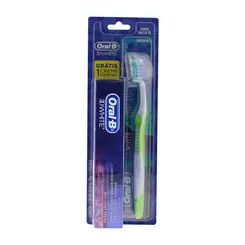 KIT ESCOVA DE DENTE MACIA 3DWHITE GRATIS CREME DENTAL 70G ORAL B