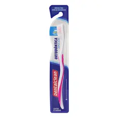 ESCOVA DE DENTE ORTODONTICA ACAO DUPLA COM 1 UNIDADE DENTALCLEAN