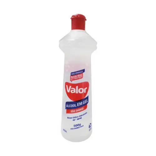 ALCOOL GEL CRYSTAL VALOR 500G