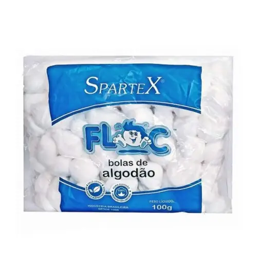 BOLAS DE ALGODAO FLOC 100G