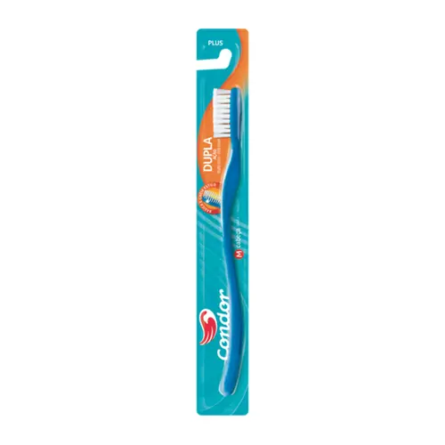 ESCOVA DE DENTE PLUS DUPLA ACAO COM 1 UNIDADE CONCOR REF-3373