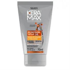 RECONSTRUCAO CAPILAR SERUM REPARADOR E FINALIZADOR GELEIA REAL KERAMAX SKAFE 70ML