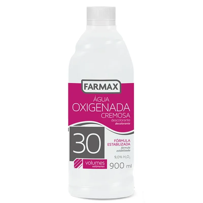 ÁGUA OXIGENADA 30 VOLUMES 900ML - FARMAX