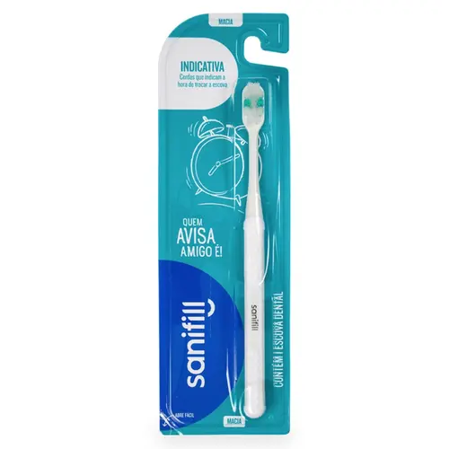 ESCOVA DE DENTE MACIA NUMERO 35 COM 1 UNIDADE SANIFILL