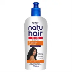 SHAMPOO NUTRITIVO CRESPOS SOS NATU HAIR SKAFE 300ML