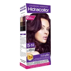 TINTA KIT 5.52 CASTANHO CLARO ACAJU HIDRACOLLOR