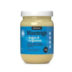 CREME DE TRATAMENTO MANTEIGA ARGININA SOFT HAIR 220G