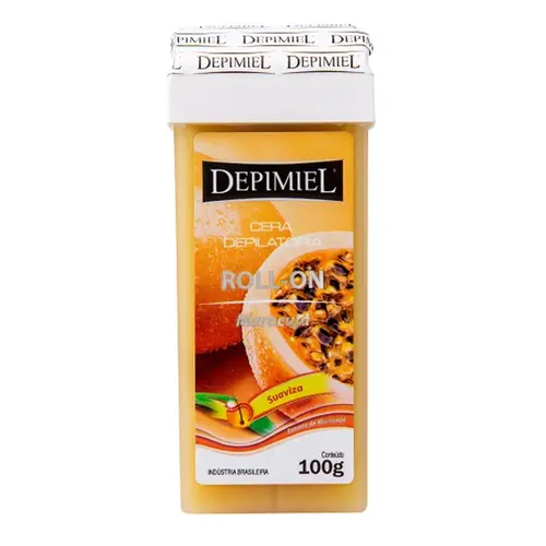 CERA DEPILATORIA ROLL ON REFIL MARACUJA SUAVIZA DEPIMIEL 100G