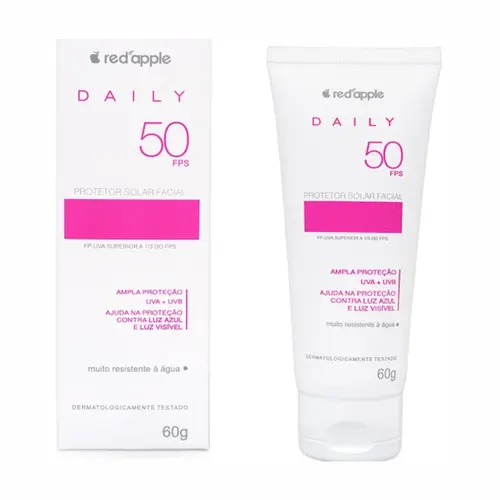 PROTETOR SOLAR FACIAL DAILY 50FPS RED APPLE 60G