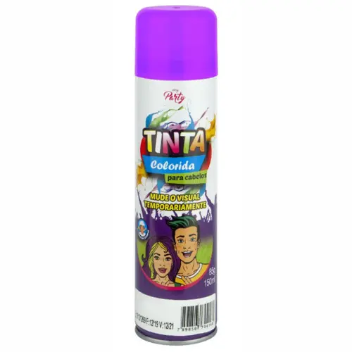 TINTA SPRAY COLORIDA VIOLETA MY PARTY 150ML