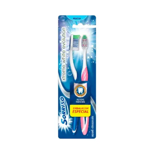 ESCOVA DE DENTE XTREME WHITE EVOLUTION LEVE 2 PAGUE 1 SORRISO