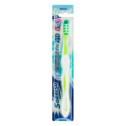 ESCOVA DE DENTE MACIA XTREME WHITE 4D COM 1 UNIDADE SORRISO