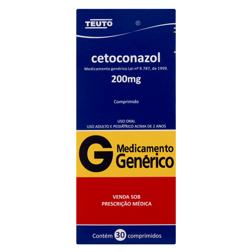 CETOCONAZOL 200MG C/30 COMPRIMIDOS TEUTO - TEUTO BRASILEIRO S