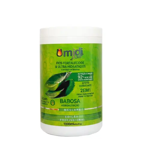 MÁSCARA FIOS FORTALECIDOS UMIDI BABOSA HAIR 1KG