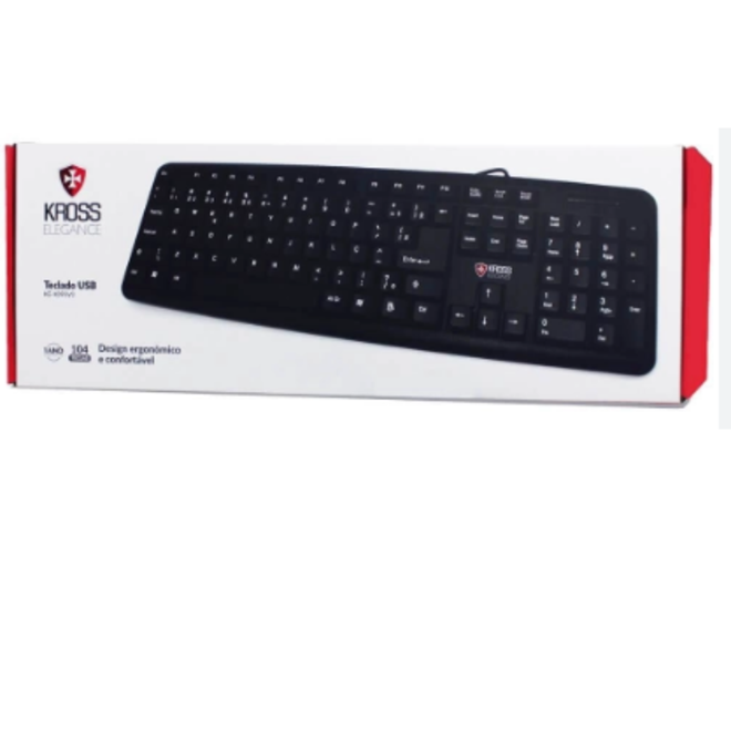 TECLADO ERGONÔMICO ELEGANCE KROSS K095 - MULTILASER INDUSTRIAL