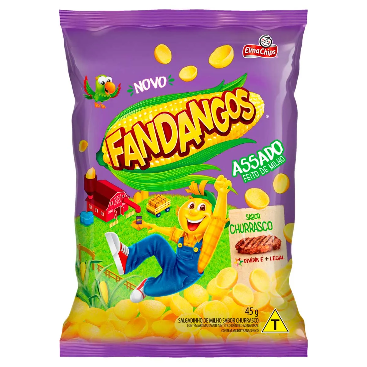 SALGADINHO FANDANGOS CHURRASCO 45G - MONDELEZ BRASIL LTDA