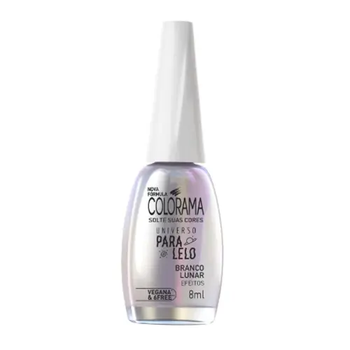 ESMALTE BRANCO LUNAR UNIVERSO PARALELO COLORAMA 8ML