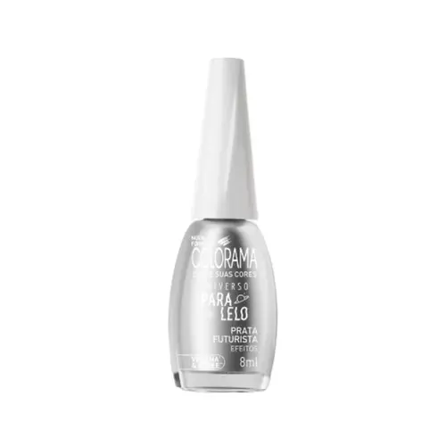 ESMALTE PRATA FUTURISTA UNIVERSO PARALELO COLORAMA 8ML