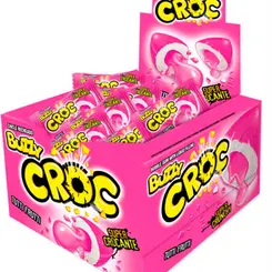 CHICLETE TUTTI-FRUTTI CROC BUZZY COM 1 UNIDADE