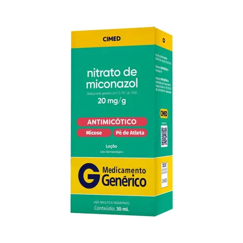 NITRATO DE MICONAZOL 20MG/G LOCAO 30ML