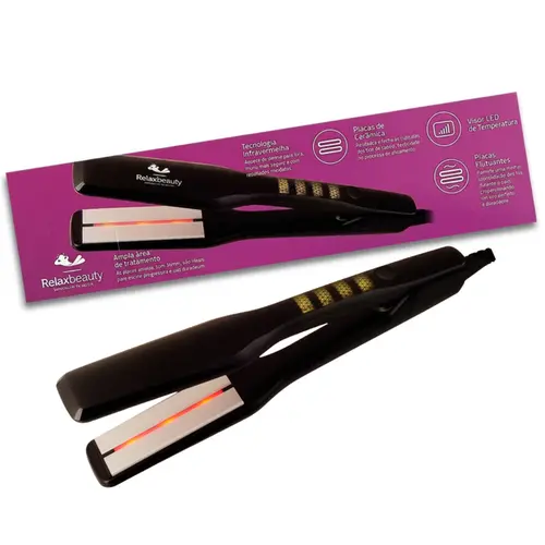 PRANCHA INFRAVERMELHA CERAMICA RELAXBEAUTY