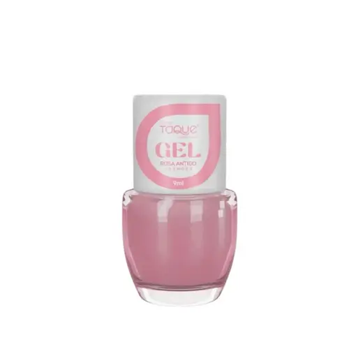 ESMALTE ROSA ANTIGO GEL NOVO TOQUE 9ML