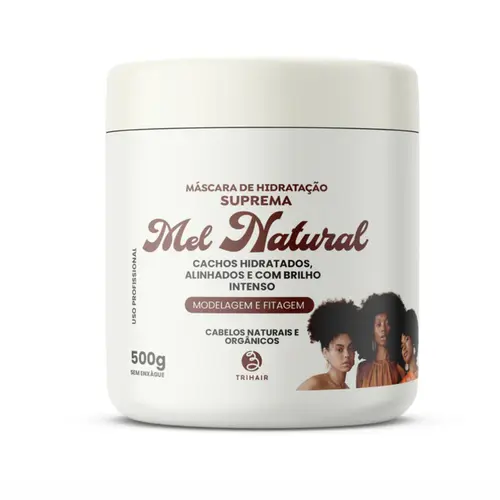 MÁSCARA DE HIDRATACAO MEL NATURAL TRIHAIR 500G