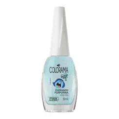 ESMALTE CHORANDO PURPURINA DIVERTIDAMENTE 2 COLORAMA 8ML