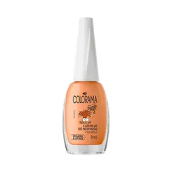 ESMALTE LARANJA DE NERVOSO DIVERTIDAMENTE 2 COLORAMA 8ML
