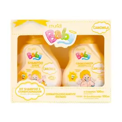 KIT SHAMPOO E CONDICIONADOR CAMOMILA BABY MURIEL 100ML