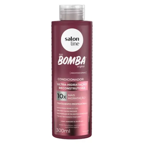 CONDICIONADOR BOMBA ULTRA HIDRATAÇÃO SALON LINE 300ML
