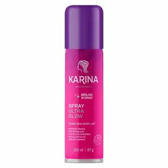 SPRAY FIXADOR BRILHO INTENSO ULTRA GLOW KARINA 150ML