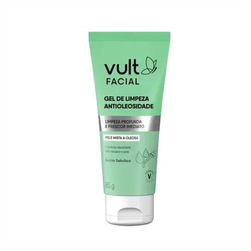 GEL DE LIMPEZA ANTIOLEOSIDADE FACIAL VULT 85G