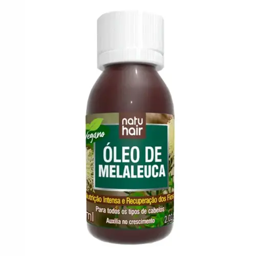 ÓLEO CAPILAR MELALEUCA NATU HAIR 60ML
