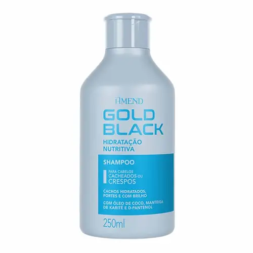 SHAMPOO HIDRATACAO NUTRITIVA GOLD BLACK AMEND 250ML