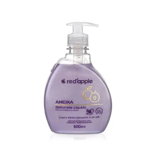 SABONETE LÍQUIDO AMEIXA RED APPLE 500ML