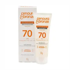 PROTETOR SOLAR 70FPS CENOURA & BRONZE 50G