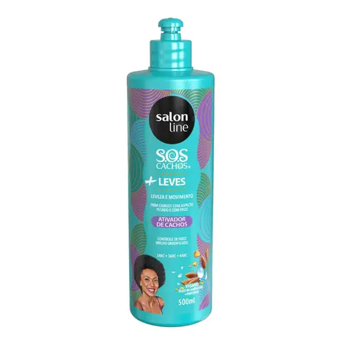 ATIVADOR DE CACHOS SOS CACHOS LEVES SALON LINE 500ML