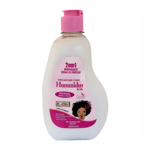 CREME PARA PENTEAR E UMIDIFICANTE HUMMIDUS KIDS 500ML