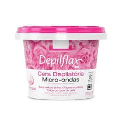 CERA DEPILATORIA MICRO-ONDAS ROSAS DEPILFLAX 200G