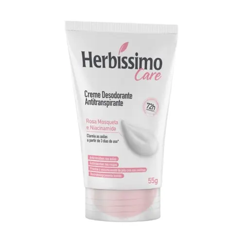 DESODORANTE CREME ROSA MSOQUETA CARE HERBISSIMO 55G