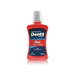 ENXAGUANTE BUCAL MENTA COM FLUOR ATIVO FLEX DENTIL 250ML